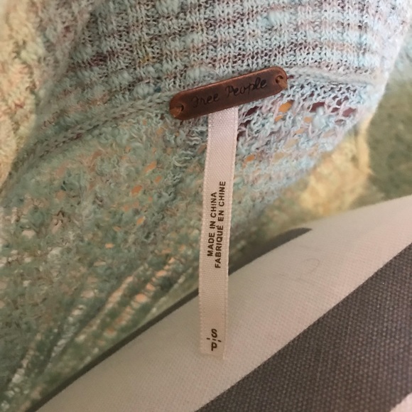 [Free People] Mint Green Knit Sweater S - Picture 3 of 5